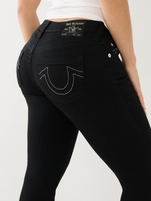 Body Rinse Black True Religion Jennie Mid Rise Curvy Skinny Jeans | 5901-AQOZW