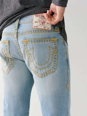 Cabrillo Harbor Light Wash True Religion Rocco Super T Skinny Jeans 32" | 0276-FUGNJ