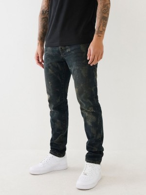 Dark Wash True Religion Rocco Super T Flap Jeans 32" | 0613-VPUEA