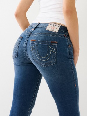 Dreamcatcher True Religion Jennie Mid Rise Curvy Skinny Jeans | 9847-VWDPR