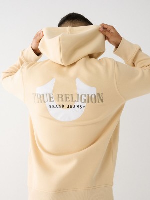 Flesh True Religion Zip Hoodie | 6703-SFRPI