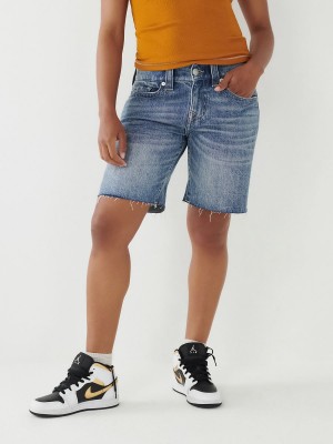 Hawthorn Blossom True Religion Ricki Relaxed Shorts | 7248-NBSFD