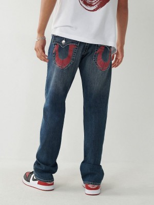 IDBD True Religion Ricky Painted Hs Straight Jeans | 1827-LKNXB