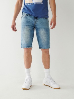 Light Shaker True Religion Ricky Straight Shorts | 0934-XEQTO