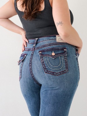 Marbella True Religion Plus Jennie Super T Curvy Skinny Jeans | 5863-ANVWC