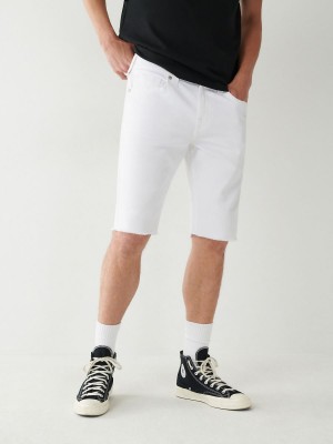 Optic White True Religion Rocco Skinny Shorts | 2387-ZBTVW