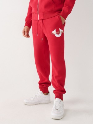 Red True Religion Logo Jogger | 3628-EWXOS