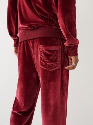 Redwood True Religion Velour Big T Jogger | 6307-LZPJY