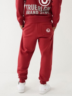 Ruby Red True Religion Puff Trbj Jogger | 3568-GYIVZ