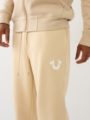 SEMOLINA True Religion Horseshoe Logo Fleece Drawstring Jogger | 0438-XJOSY