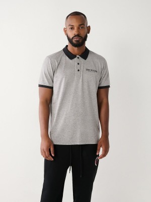 Steel True Religion Polo Shirts | 0642-ZTBGH