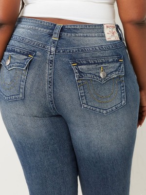 Sun Blazed True Religion Plus Stella Low Rise Skinny Jeans | 3476-UMNIR