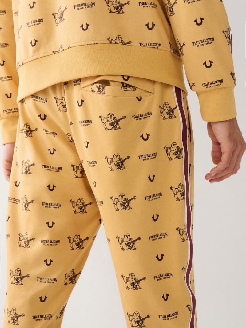 7474 True Religion Monogram Track Pants | 7941-XCNFY