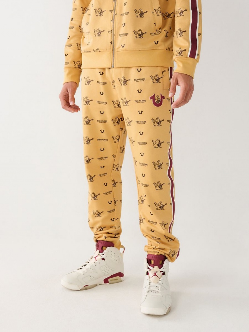 7474 True Religion Monogram Track Pants | 7941-XCNFY