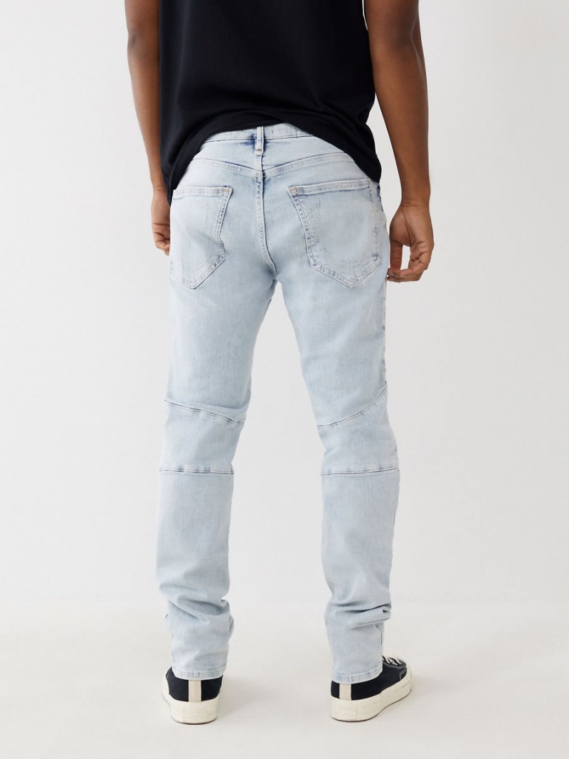 ALLEY LOOP True Religion Rocco Moto Stitch Skinny Jeans | 8136-YAZXT