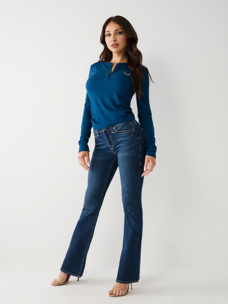 Above The Cut True Religion Becca Bootcut Jeans | 0764-RKTDV