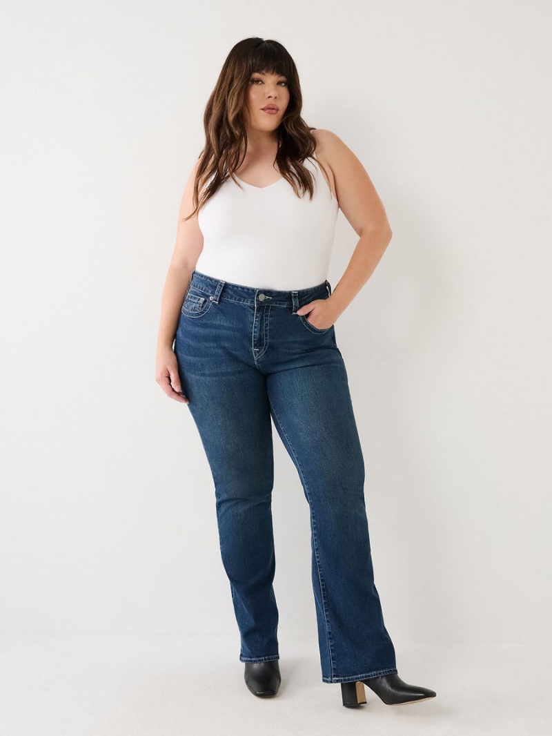 Above The Cut True Religion Plus Becca Bootcut Jeans | 8467-NHQGX