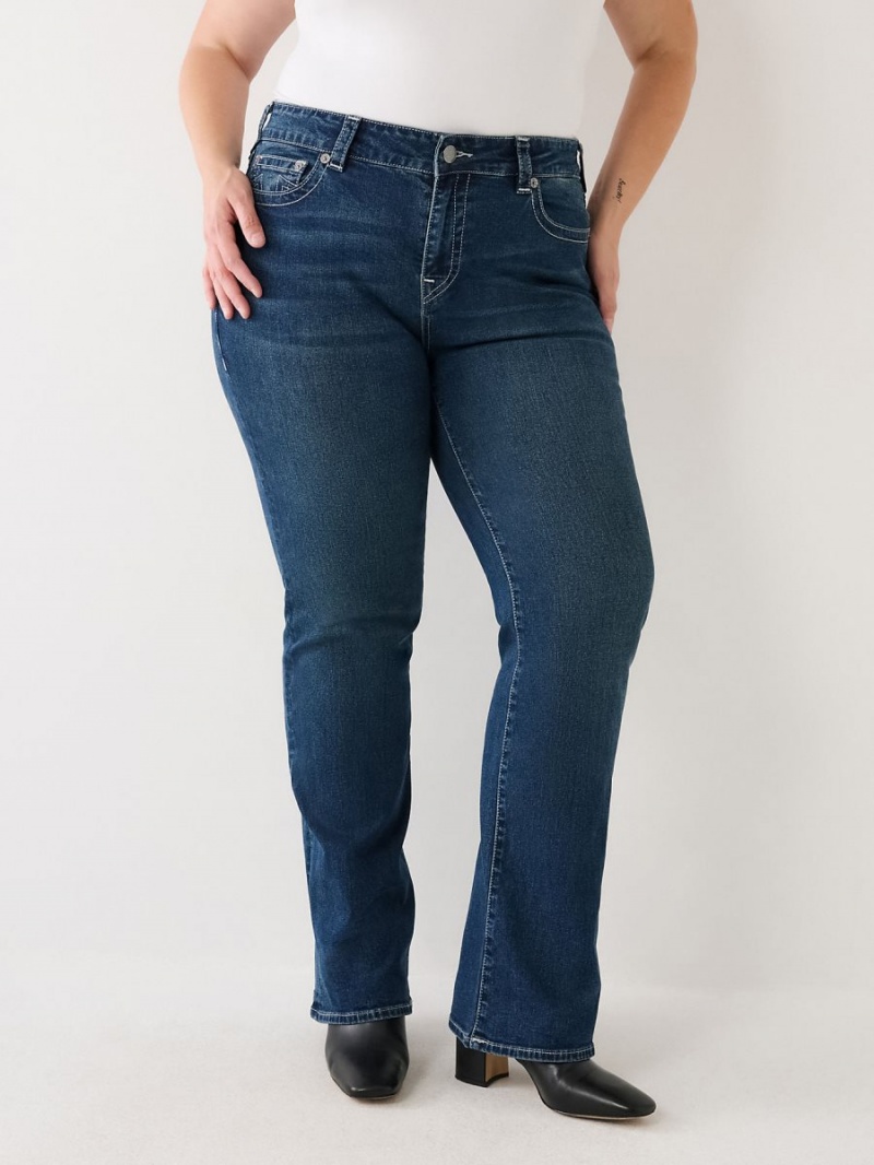 Above The Cut True Religion Plus Becca Bootcut Jeans | 8467-NHQGX