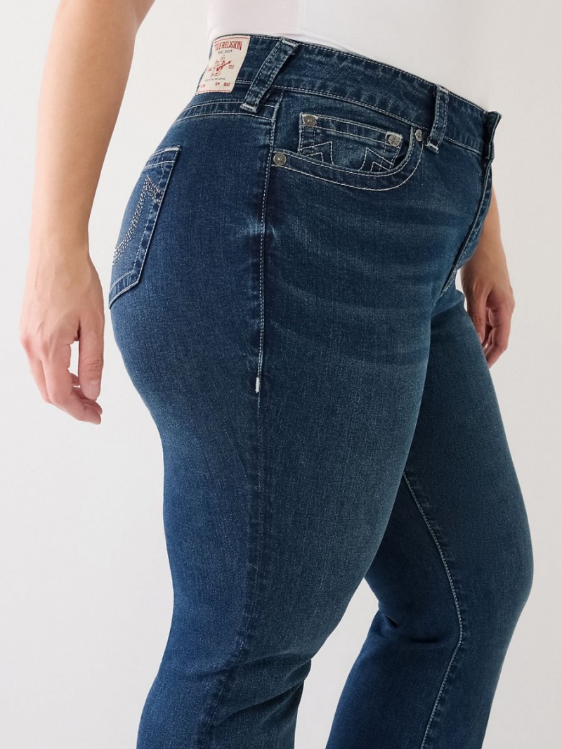 Above The Cut True Religion Plus Becca Bootcut Jeans | 8467-NHQGX