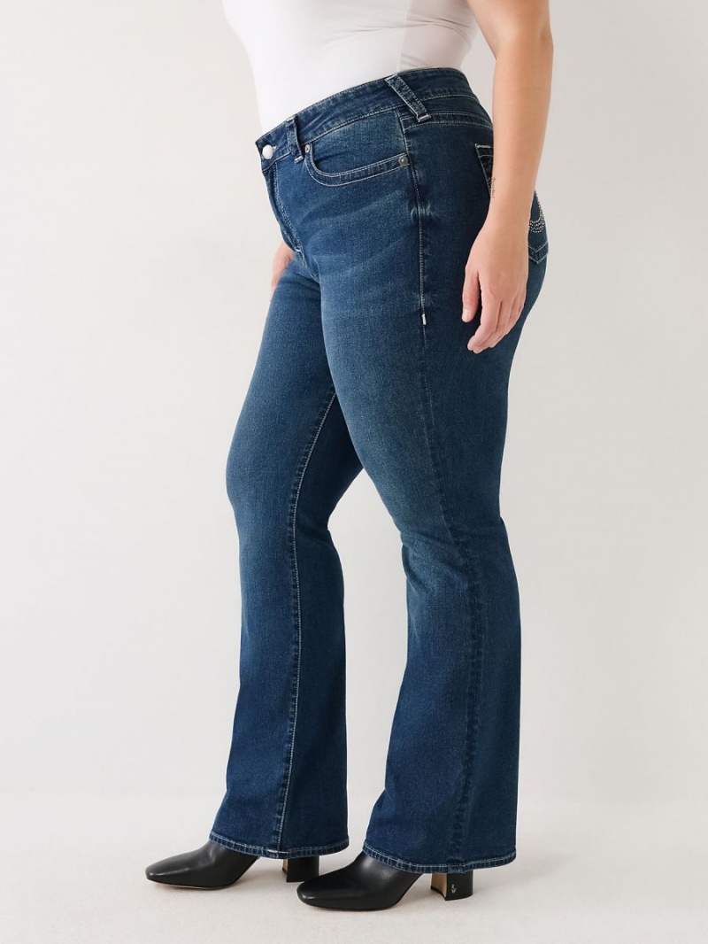 Above The Cut True Religion Plus Becca Bootcut Jeans | 8467-NHQGX