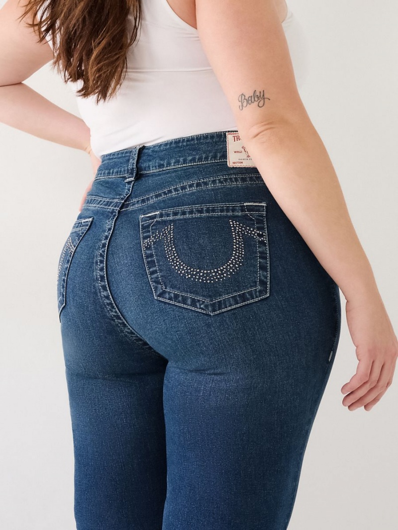 Above The Cut True Religion Plus Becca Bootcut Jeans | 8467-NHQGX