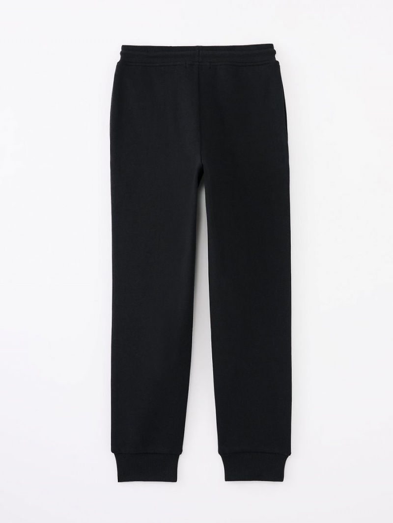 Black True Religion Boys Logo Jogger | 0957-WIPLF