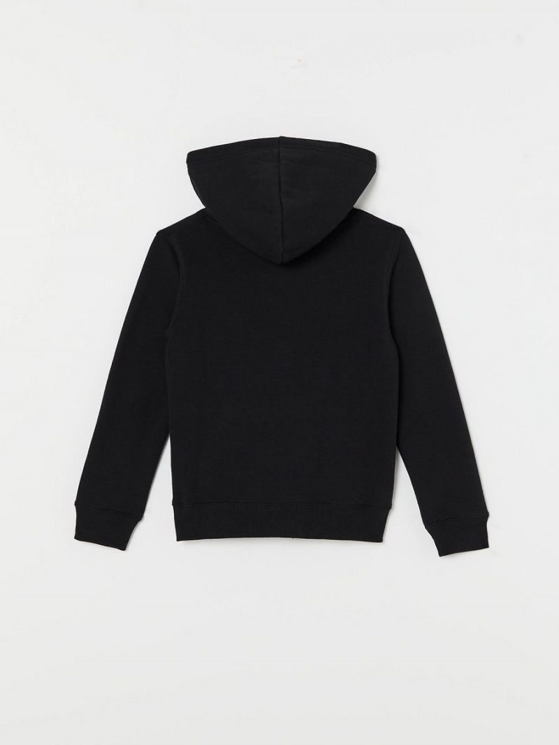 Black True Religion Girls Logo Hoodie | 6294-OIXGB