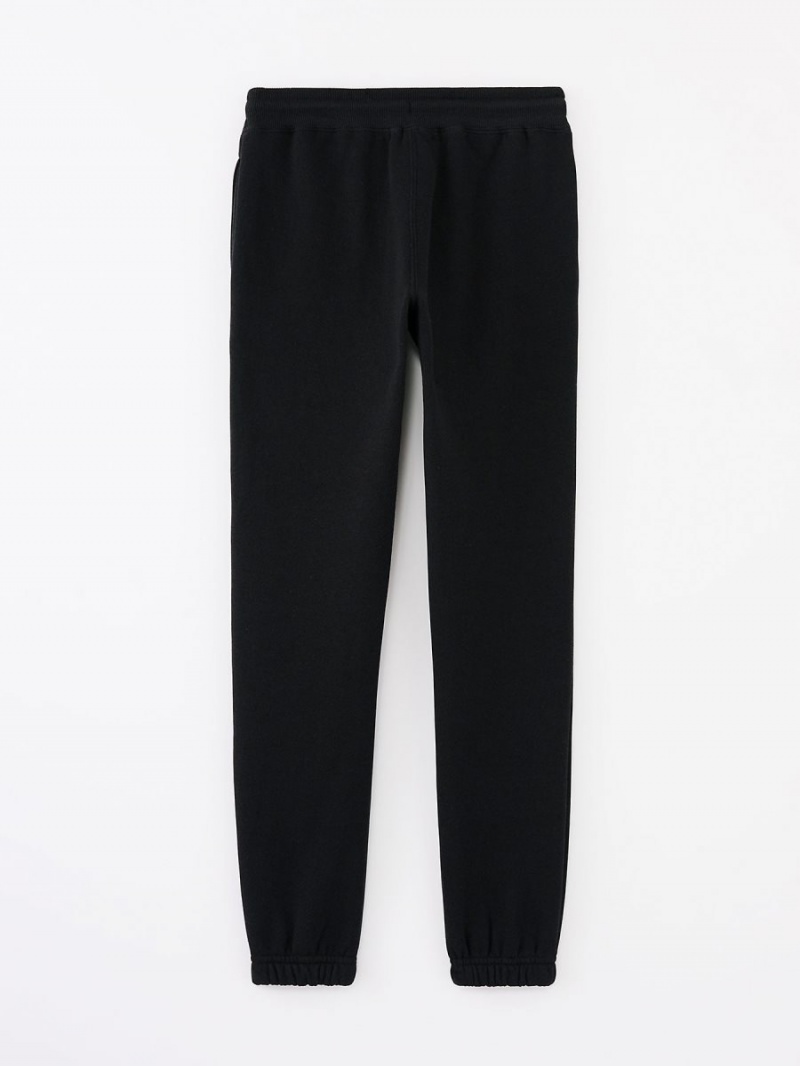 Black True Religion Girls Logo Jogger | 3042-UHAJD