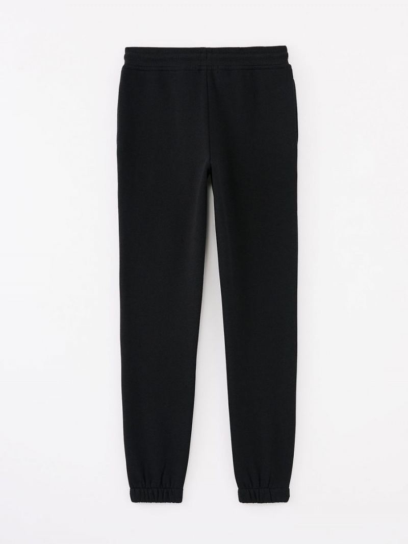 Black True Religion Girls Logo Jogger | 4230-JYNSZ