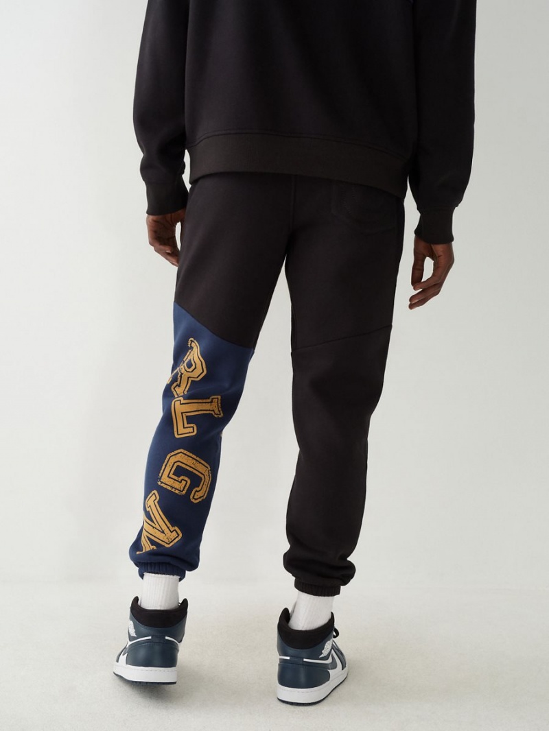 Black True Religion Logo Jogger | 0426-JIQCL