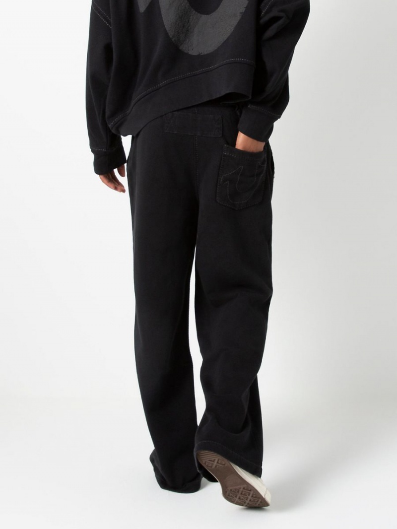 Black True Religion Sebastien Ami X Big Rick Sweat Pants | 4359-TRVJS