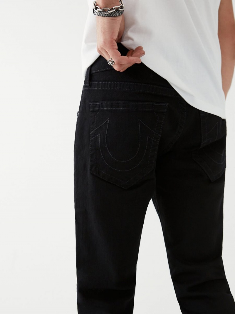 Body Rinse Black True Religion Geno Slim Jeans | 4036-YPRXT