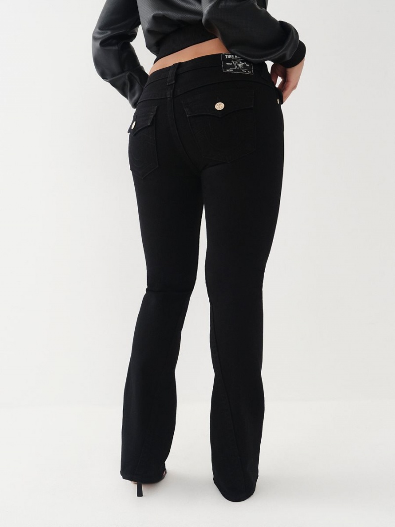 Body Rinse Black True Religion Joey Flare Jeans | 5479-SOCNF