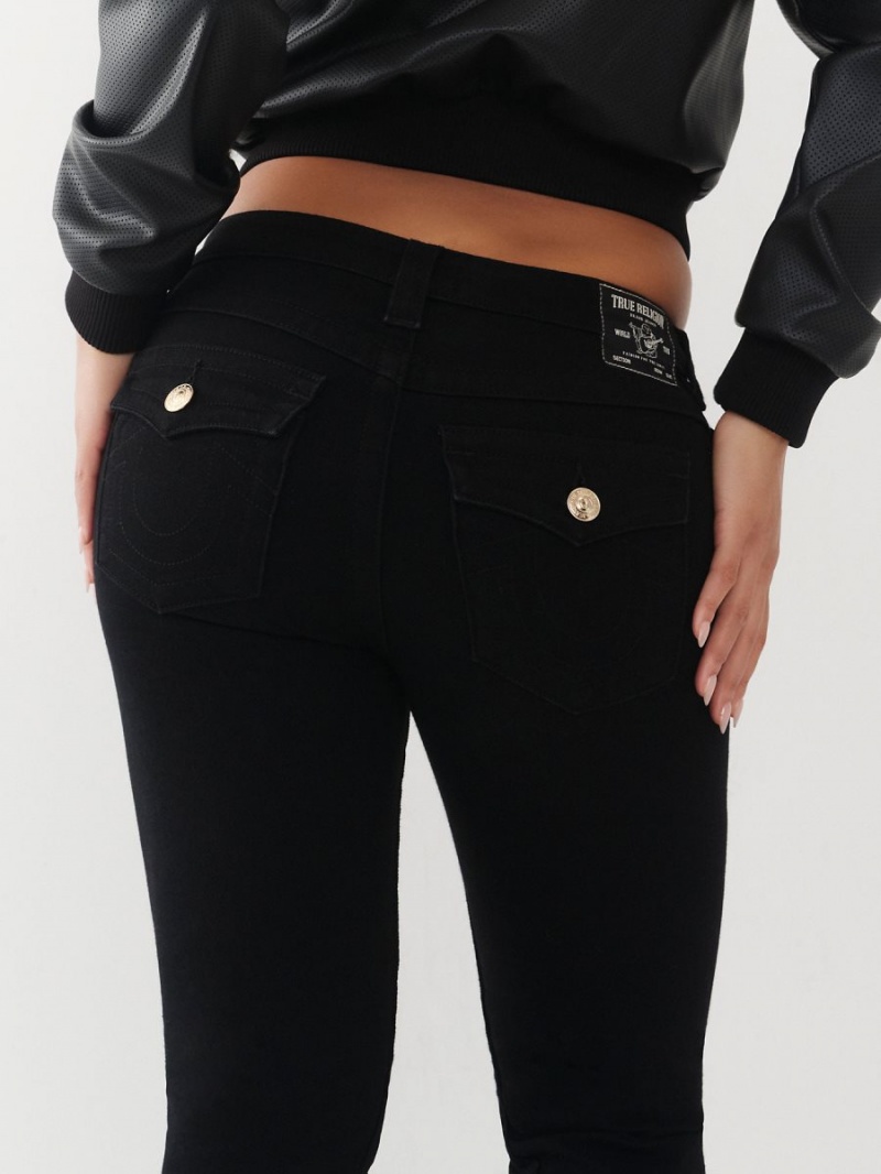 Body Rinse Black True Religion Joey Flare Jeans | 5479-SOCNF