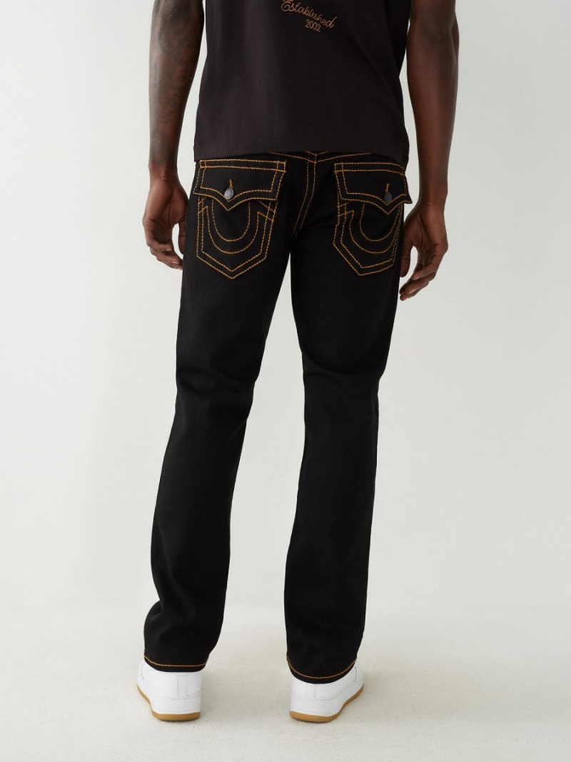 Body Rinse Black True Religion Ricky Big T Straight Jeans 32\