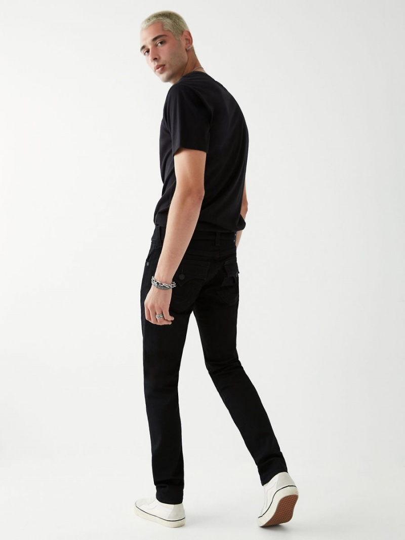 Body Rinse Black True Religion Rocco Skinny Jeans | 8123-OSJIA