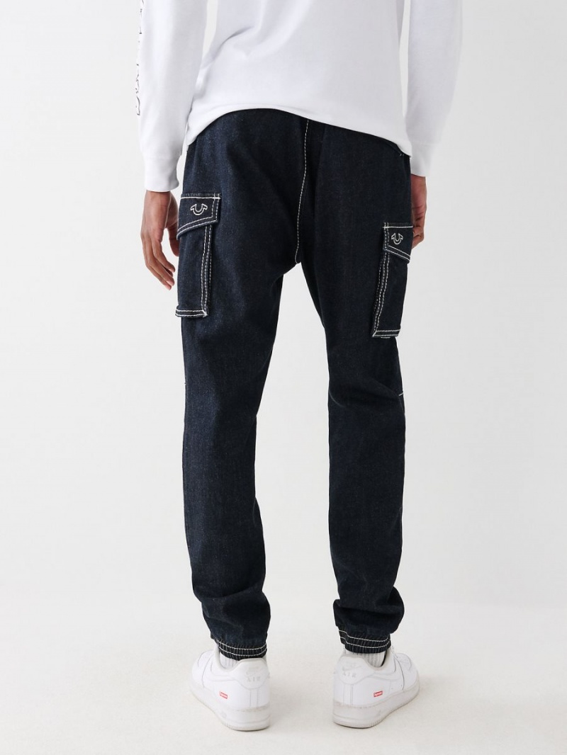 Body Rinse True Religion Big T Denim Cargo Jogger | 9632-ULXSC