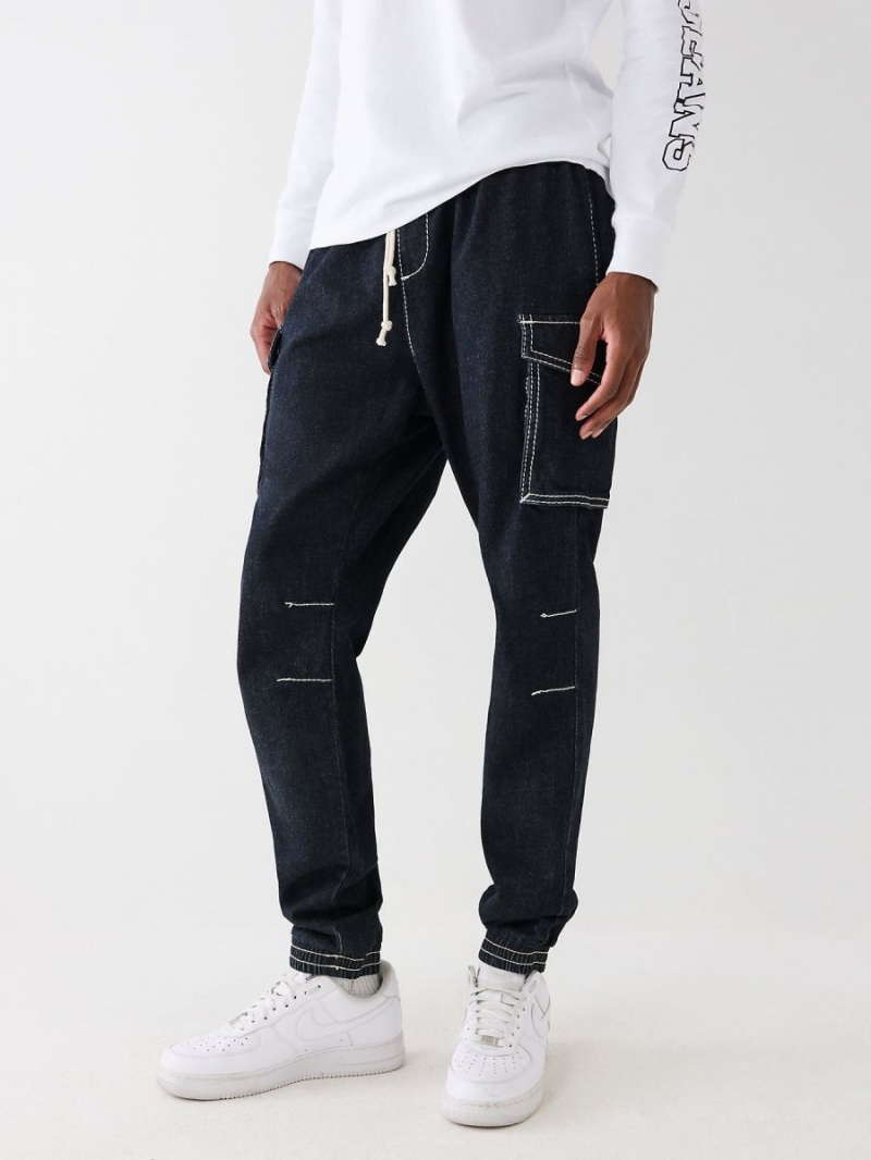 Body Rinse True Religion Big T Denim Cargo Jogger | 9632-ULXSC