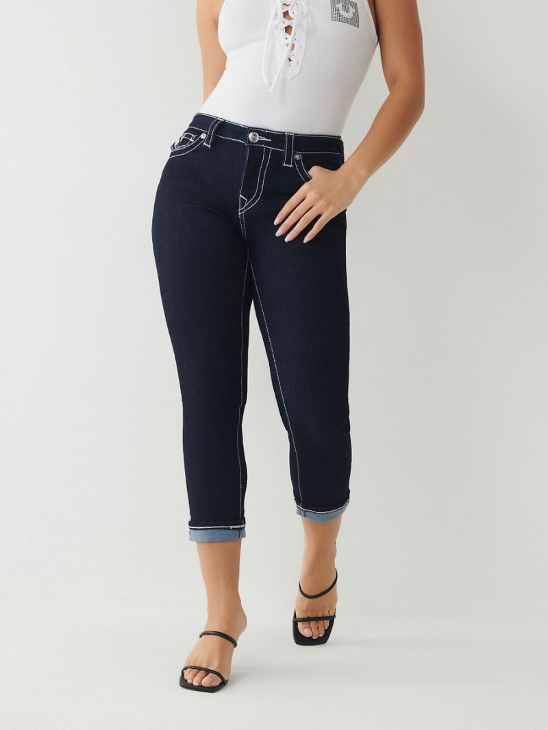 Body Rinse True Religion Jennie Big T Curvy Skinny Crop Jeans | 2785-FPCTI