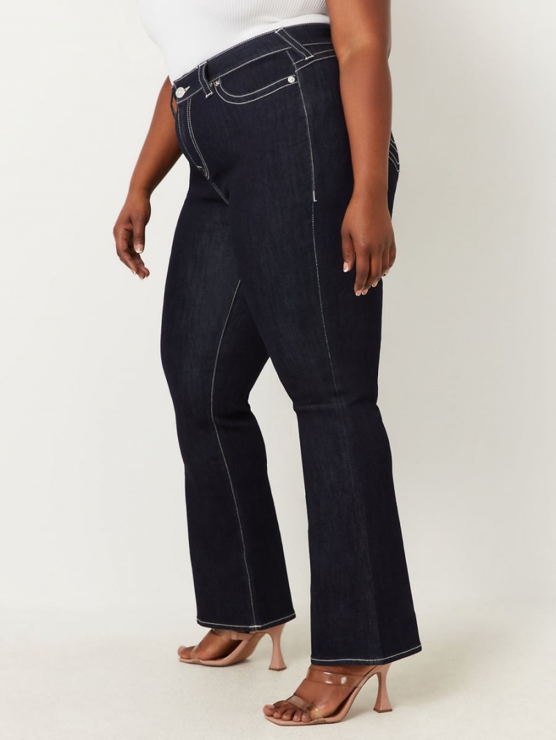 Body Rinse True Religion Plus Becca Mid Rise Bootcut Jeans | 9178-FDYZW