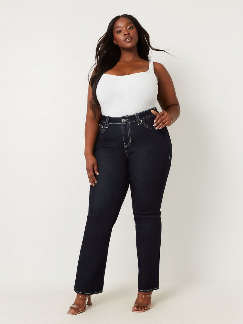 Body Rinse True Religion Plus Becca Mid Rise Bootcut Jeans | 9178-FDYZW