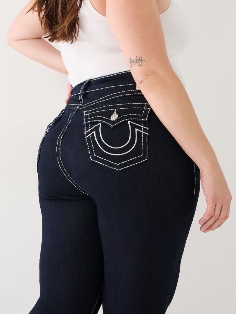 Body Rinse True Religion Plus Jennie Lurex Big T High Rise Curvy Skinny Jeans | 6987-ZOMWB