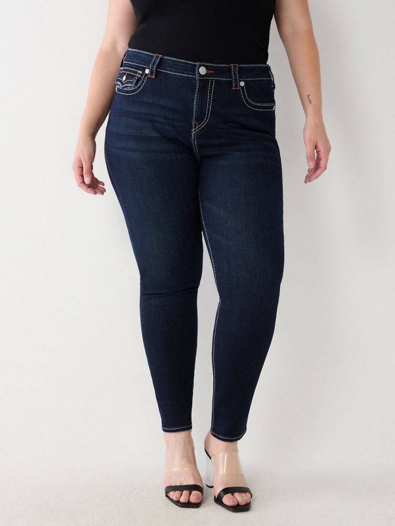 Capri True Religion Plus Halle Big T Super Skinny Jeans | 0953-WBSNM