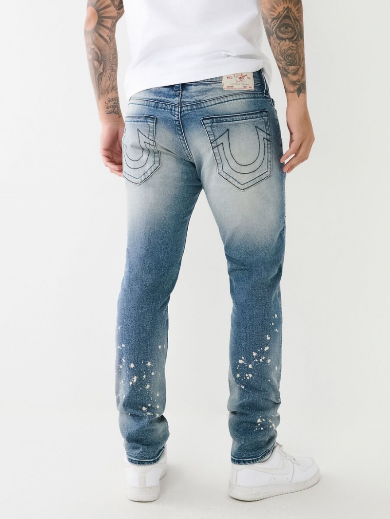 Casablanca Medium Wash True Religion Rocco Skinny Jeans 32