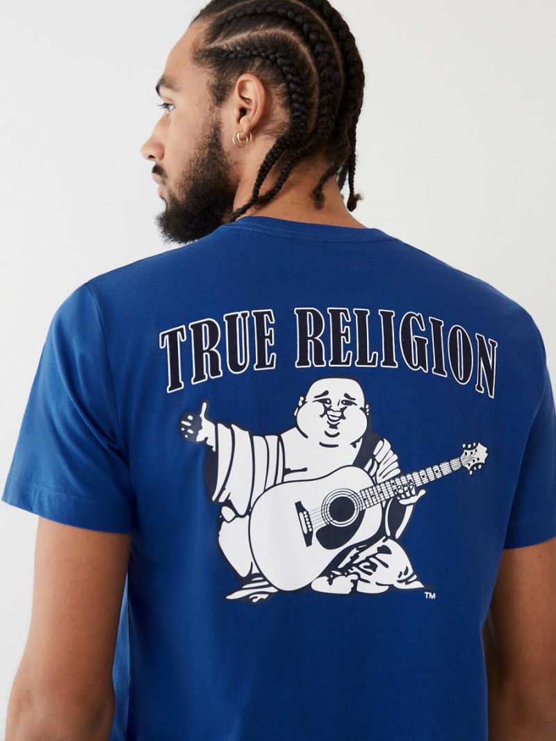 Cobalt True Religion Buddha Logo T Shirts | 1829-PKCVY