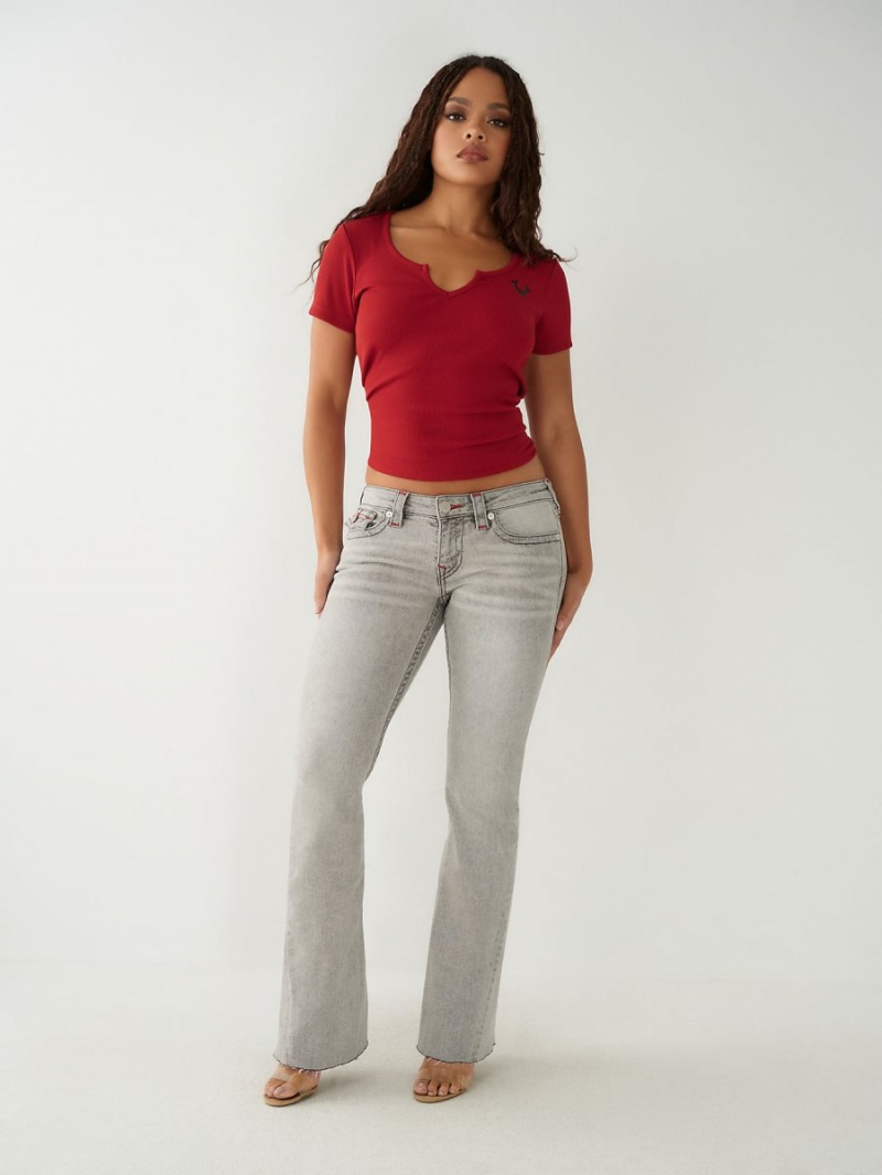 Cosmic Dust True Religion Joey Low Rise Flare Jeans | 9617-MLANB