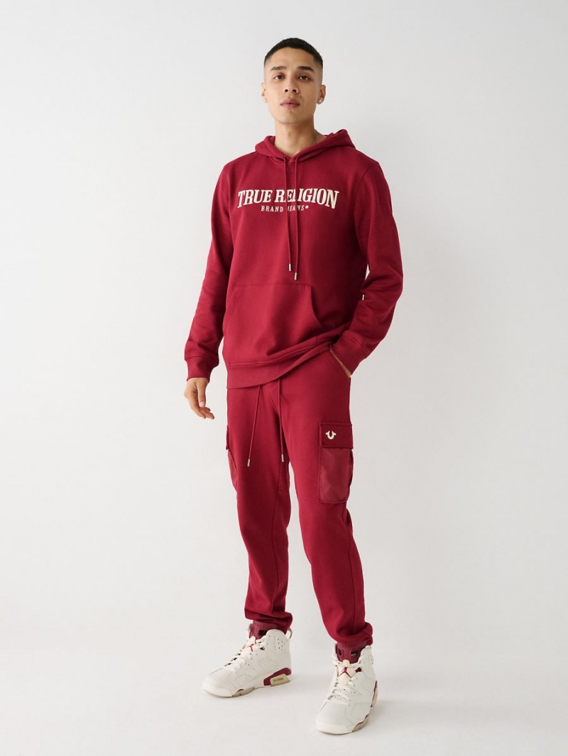 Cranberry True Religion Cargo Revolt Jogger | 3765-WKPIE