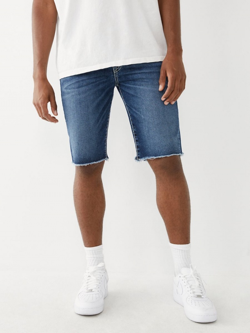 DUSTY MEDIUM True Religion Ricky Big T Straight Shorts | 7390-QBVSA