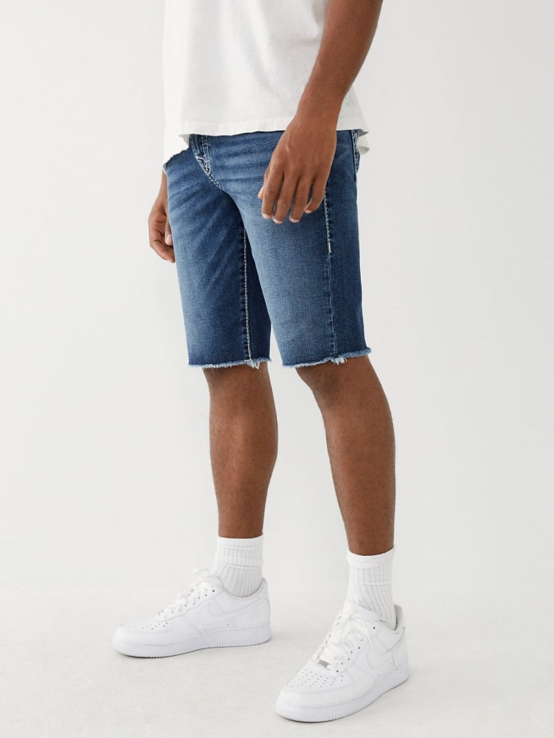 DUSTY MEDIUM True Religion Ricky Big T Straight Shorts | 7390-QBVSA