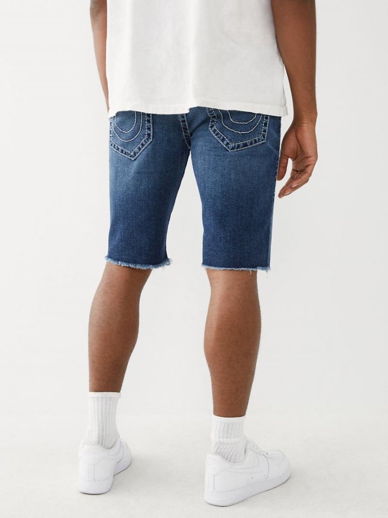 DUSTY MEDIUM True Religion Ricky Big T Straight Shorts | 7390-QBVSA